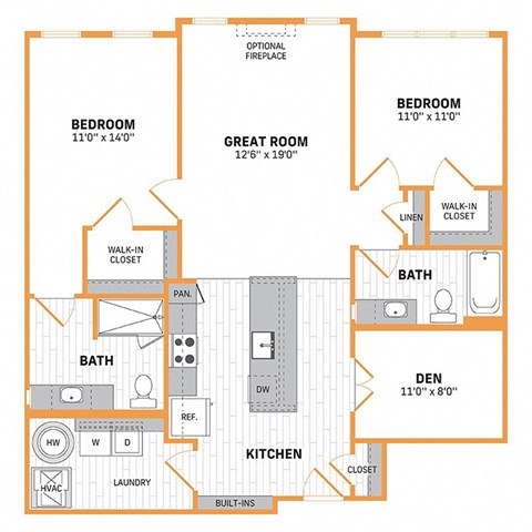 a floor plan of a house